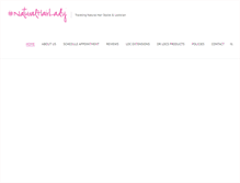 Tablet Screenshot of naturalhairlady.com